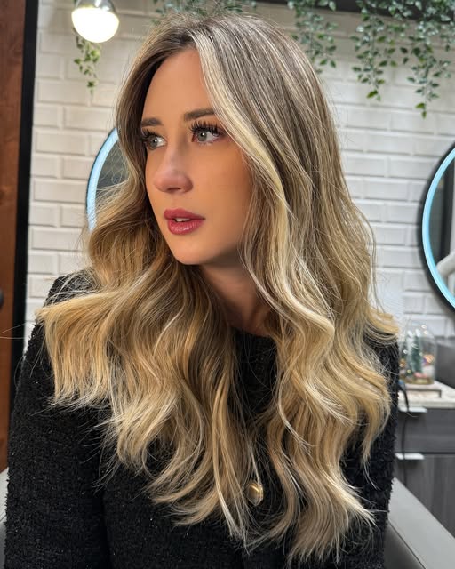 Blonde waves